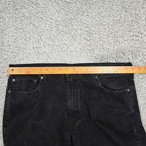 Levis 541 Jeans Mens 38x34 (Fits 37x32) Black Athletic Taper‎ Denim Streetwear - Picture 9 of 14
